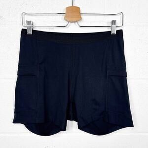 Willit Women's Black Tennis Golf Shorts‎ Size L Stretch Pockets Athletic Fit